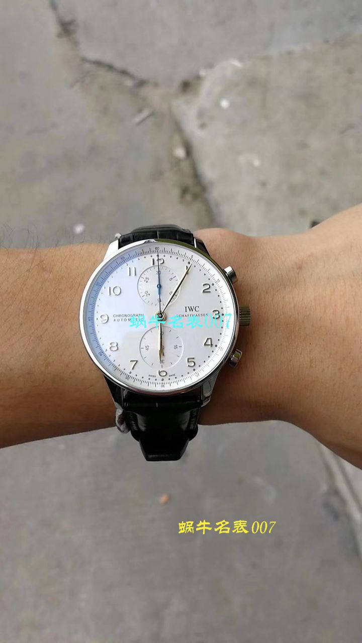 【YLV7版本 Perfect  High quality  Replica Watches 】 IWC IWC葡萄牙系列计时IW371491 wrist watches 《蓝面葡计》 / WG315