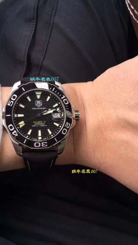 【原单正品、专柜验货】李易峰同款 TAG Heuer 竞潜300M wrist watches 系列系列WAY201A.FT6069 wrist watches  / TG057