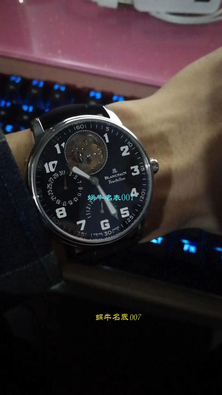 JBBlancpain 升级版经典系列 Replica Copy 6025-1542-55真 Tourbillon 男士 Watches  wrist watches  / BP039