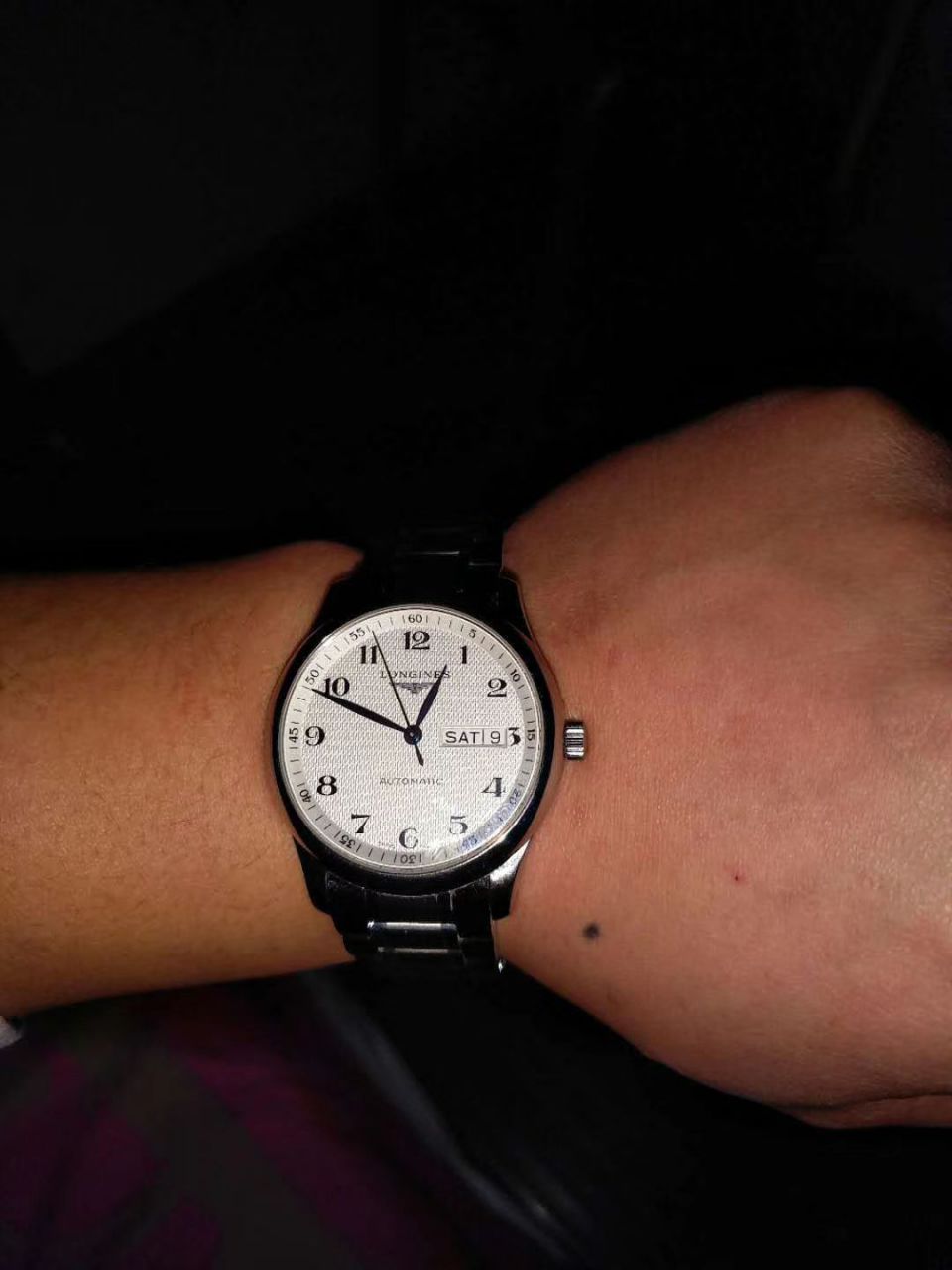 【LG Perfect  High quality  Replica Watches 】 Longines 名匠系列 Day-Date 双历L2.755.4.78.3 wrist watches  / L099