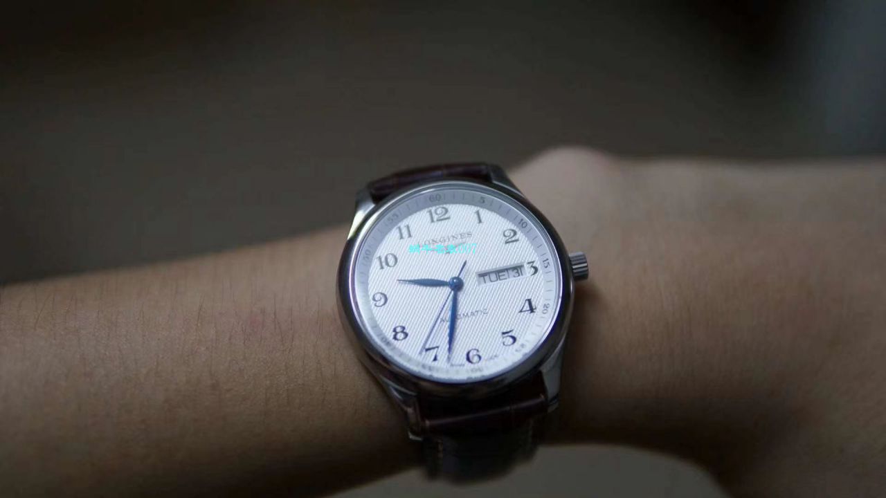 【LG Perfect  High quality  Replica Watches 】 Longines 名匠系列 Day-Date 双历L2.755.4.78.3 wrist watches  / L099