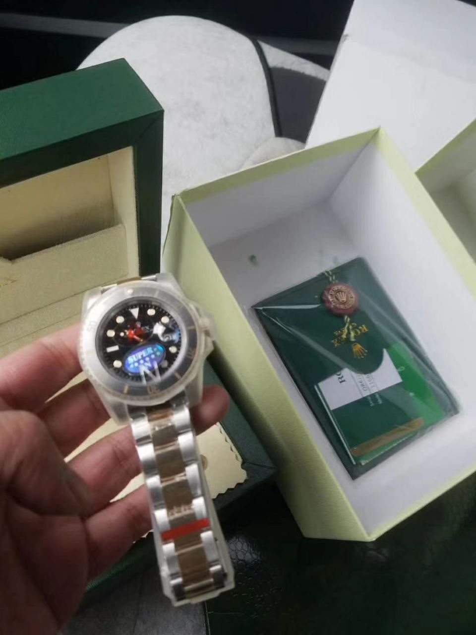 【NOOB Factory V9版本904L不锈钢版本】 Rolex  Submariner 型 Replica Copy 116610LV-97200 绿盘 wrist watches ( Submariner )、116610LN-97200 《 Submariner 》 / RCB199