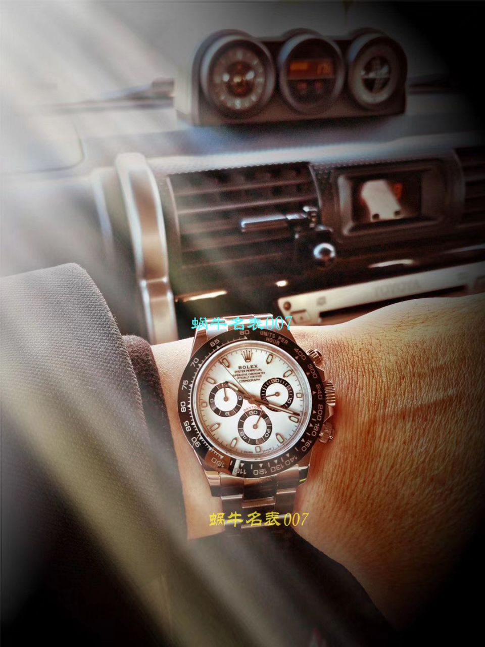 【N Factory 最新神作～原装结构4130 Ditongna 】 Rolex  Cosmograph Daytona  Ditongna  Best  Replica Copy  Watches 116520-78590 黑盘 wrist watches (黑钢迪) / R216