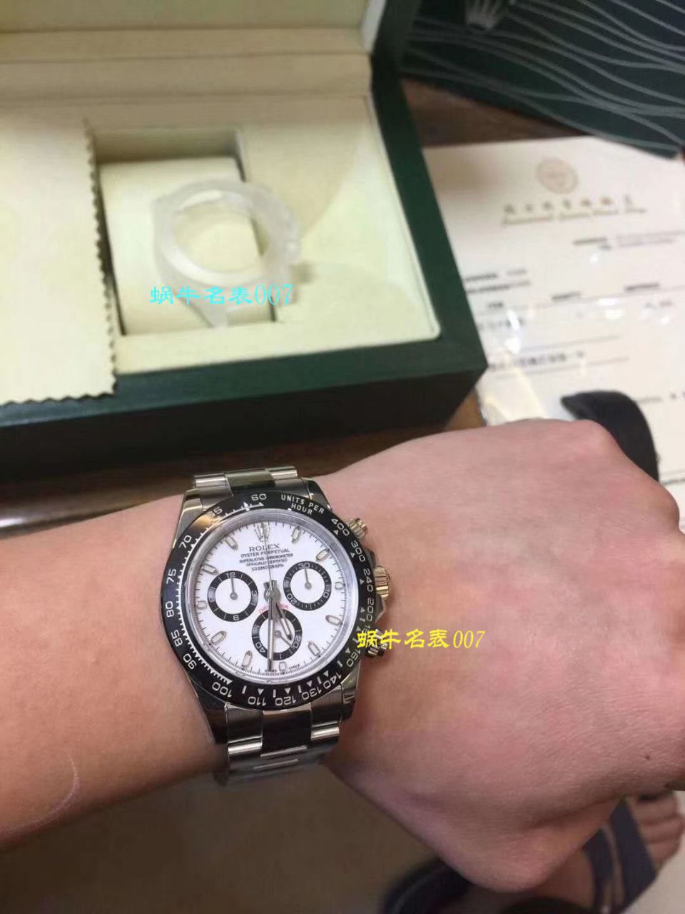 【N Factory 最新神作～原装结构4130 Ditongna 】 Rolex  Cosmograph Daytona  Ditongna  Best  Replica Copy  Watches 116520-78590 黑盘 wrist watches (黑钢迪) / R216