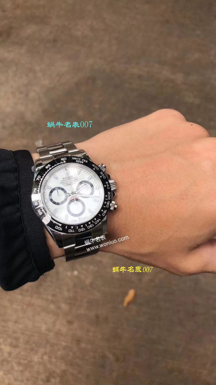 【N Factory 最新神作～原装结构4130 Ditongna 】 Rolex  Cosmograph Daytona  Ditongna  Best  Replica Copy  Watches 116520-78590 黑盘 wrist watches (黑钢迪) / R216