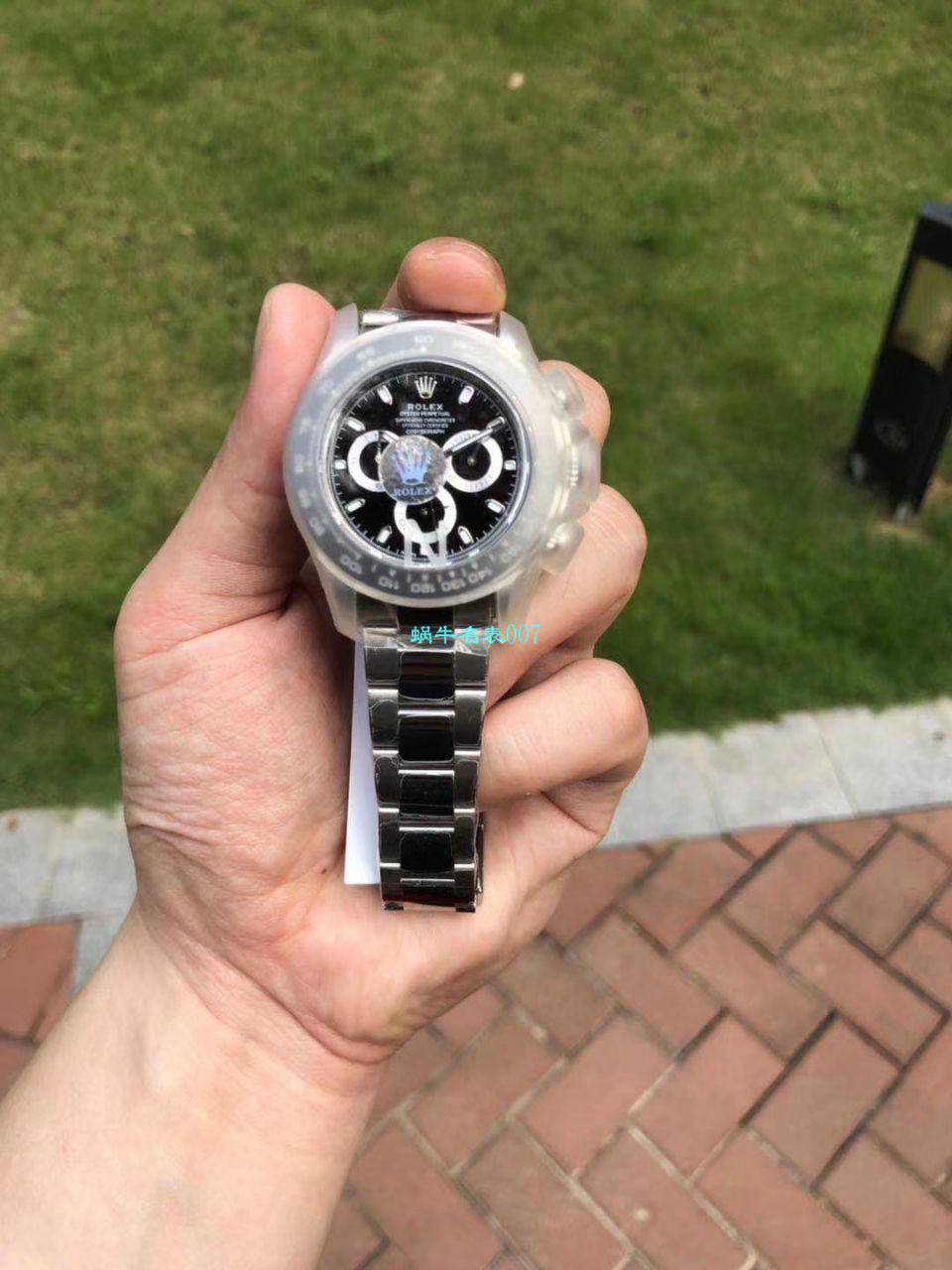 【N Factory 最新神作～原装结构4130 Ditongna 】 Rolex  Cosmograph Daytona  Ditongna  Best  Replica Copy  Watches 116520-78590 黑盘 wrist watches (黑钢迪) / R216