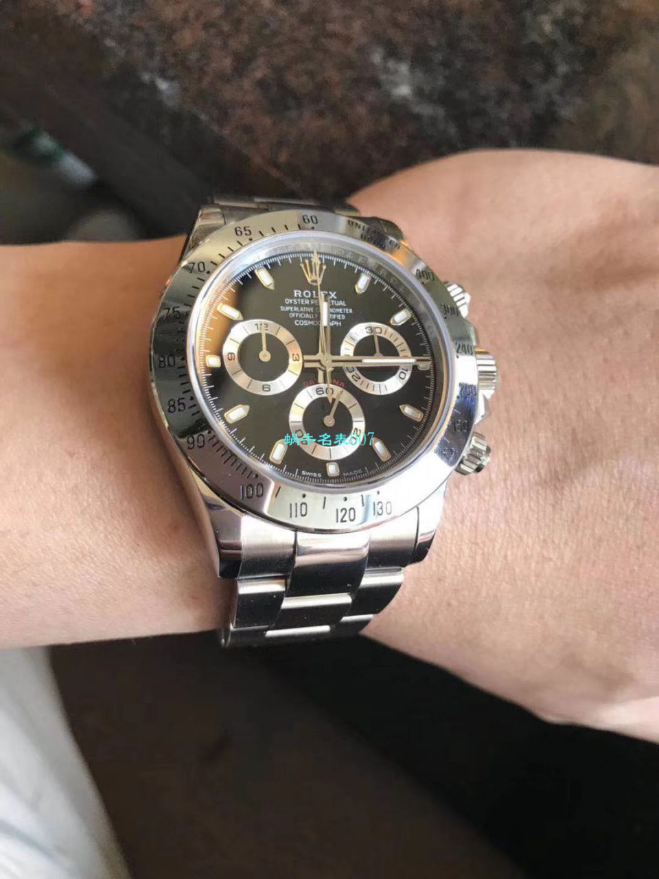 【N Factory 最新神作～原装结构4130 Ditongna 】 Rolex  Cosmograph Daytona  Ditongna  Best  Replica Copy  Watches 116520-78590 黑盘 wrist watches (黑钢迪) / R216
