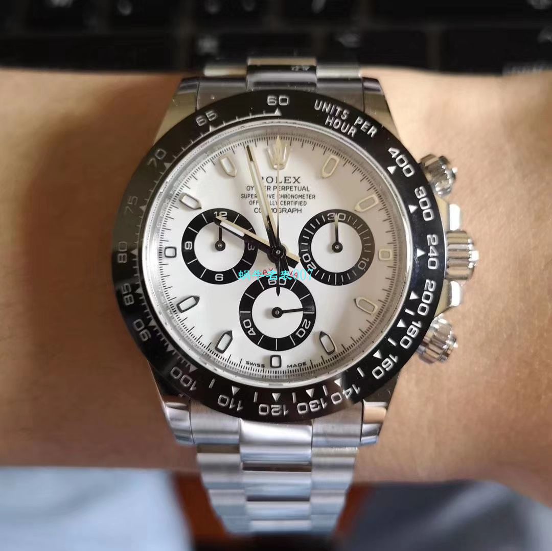 【N Factory 最新神作～原装结构4130 Ditongna 】 Rolex  Cosmograph Daytona  Ditongna  Best  Replica Copy  Watches 116520-78590 黑盘 wrist watches (黑钢迪) / R216