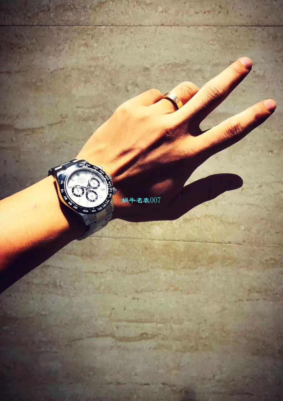 【N Factory 最新神作～原装结构4130 Ditongna 】 Rolex  Cosmograph Daytona  Ditongna  Best  Replica Copy  Watches 116520-78590 黑盘 wrist watches (黑钢迪) / R216