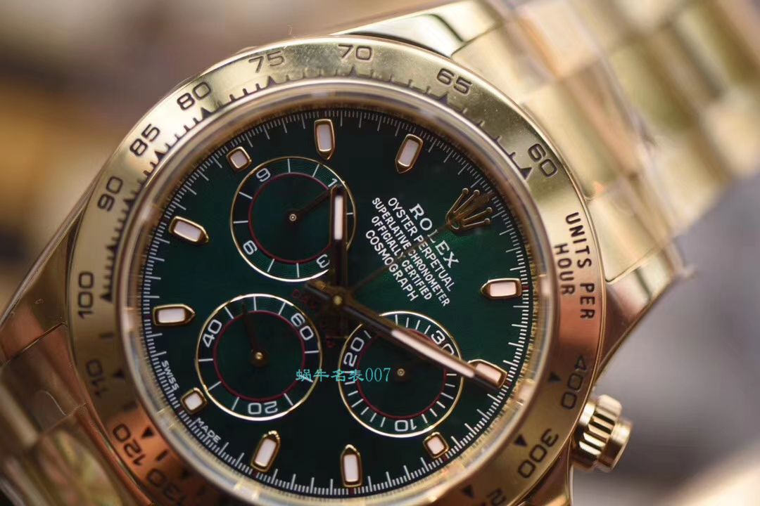  Rolex  Cosmograph Daytona  Ditongna 系列116508绿盘男士机械 wrist watches 【AR Perfect  Replica Watches 】 / R275