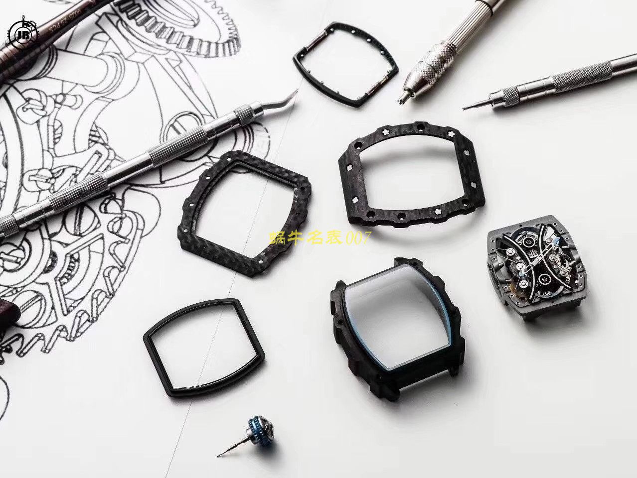 【JB Factory  RICHARD MILLE  Replica Copy  Watches 】Richard Mille男士系列RM 53-01 PABLO MAC DONOUGH Tourbillon  wrist watches  / RM 53-01