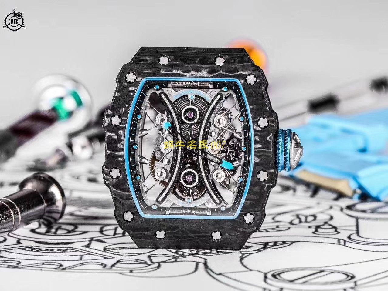【JB Factory  RICHARD MILLE  Replica Copy  Watches 】Richard Mille男士系列RM 53-01 PABLO MAC DONOUGH Tourbillon  wrist watches  / RM 53-01