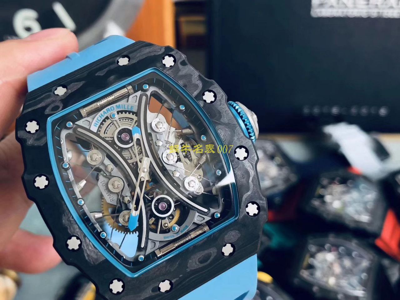 【JB Factory  RICHARD MILLE  Replica Copy  Watches 】Richard Mille男士系列RM 53-01 PABLO MAC DONOUGH Tourbillon  wrist watches  / RM 53-01