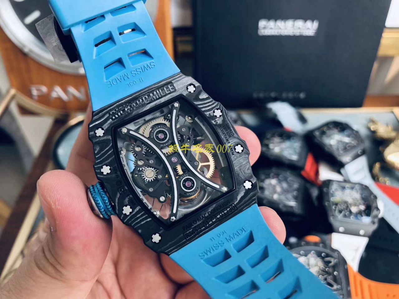 【JB Factory  RICHARD MILLE  Replica Copy  Watches 】Richard Mille男士系列RM 53-01 PABLO MAC DONOUGH Tourbillon  wrist watches  / RM 53-01