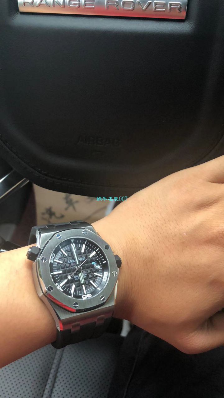 【JF Perfect  High quality  Replica 】 Video analysis Audemars Piguet  Royal Oak Offshore 系列15703ST.OO.A002CA.01 wrist watches ，全新V9S超强版正式闪亮登场 / AP156