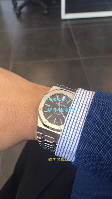 【JF Perfect  High quality  Replica Watches 】Audemars Piguet 皇家橡树系列15400ST.OO.1220ST.04 wrist watches  / AP129