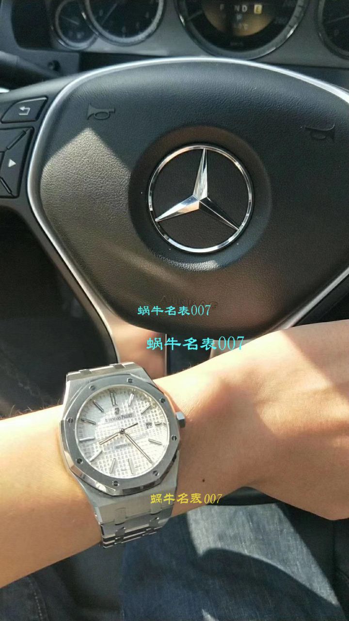 【JF Perfect  High quality  Replica Watches 】Audemars Piguet 皇家橡树系列15400ST.OO.1220ST.04 wrist watches  / AP129