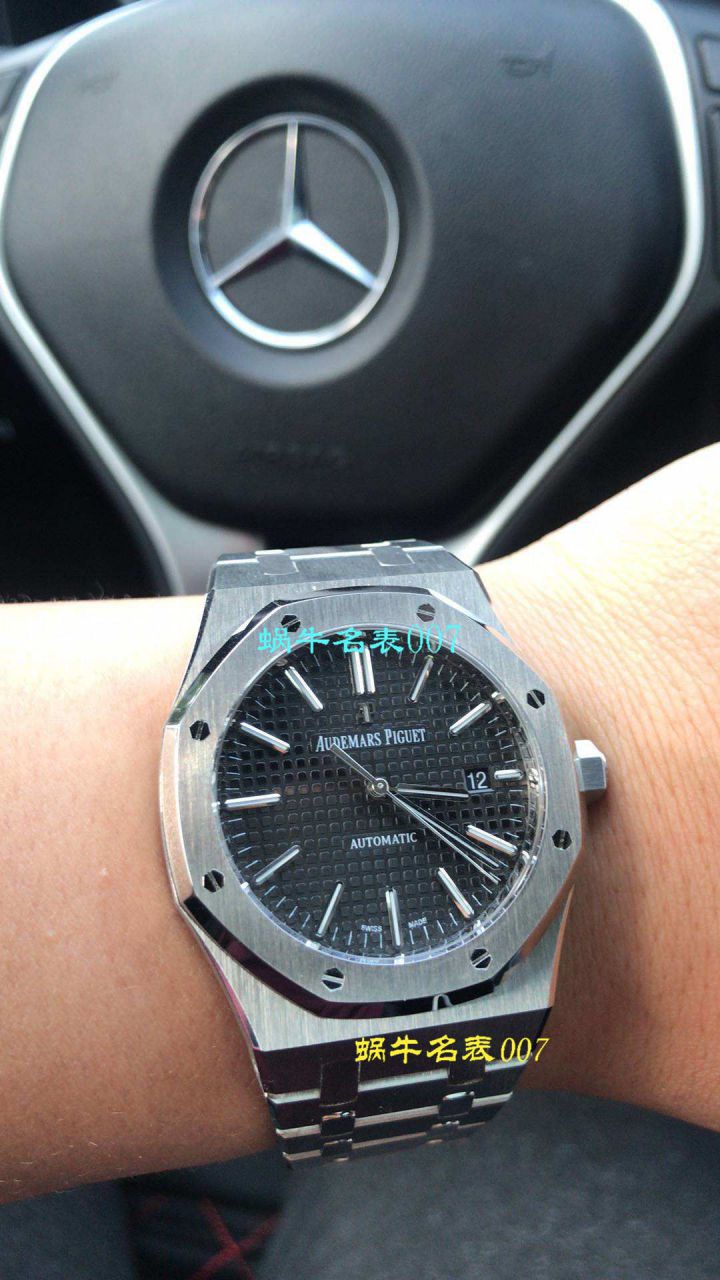 【JF Perfect  High quality  Replica Watches 】Audemars Piguet 皇家橡树系列15400ST.OO.1220ST.04 wrist watches  / AP129