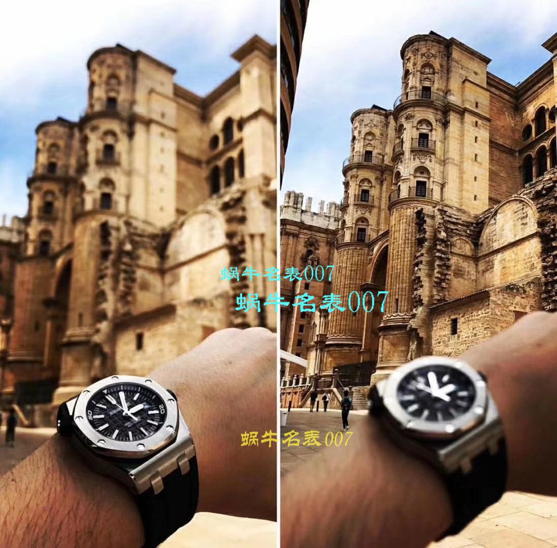 【JF Perfect  High quality  Replica 】 Video analysis Audemars Piguet  Royal Oak Offshore 系列15703ST.OO.A002CA.01 wrist watches ，全新V9S超强版正式闪亮登场 / AP156