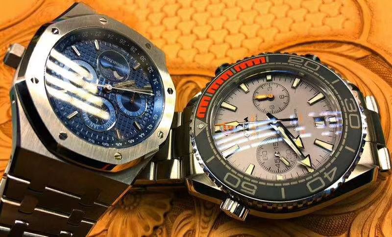 【JF Factory  Perfect  High quality  Replica Watches 】Audemars Piguet 皇家橡树万年历系列26574ST.OO.1220ST.02 wrist watches  / AP124