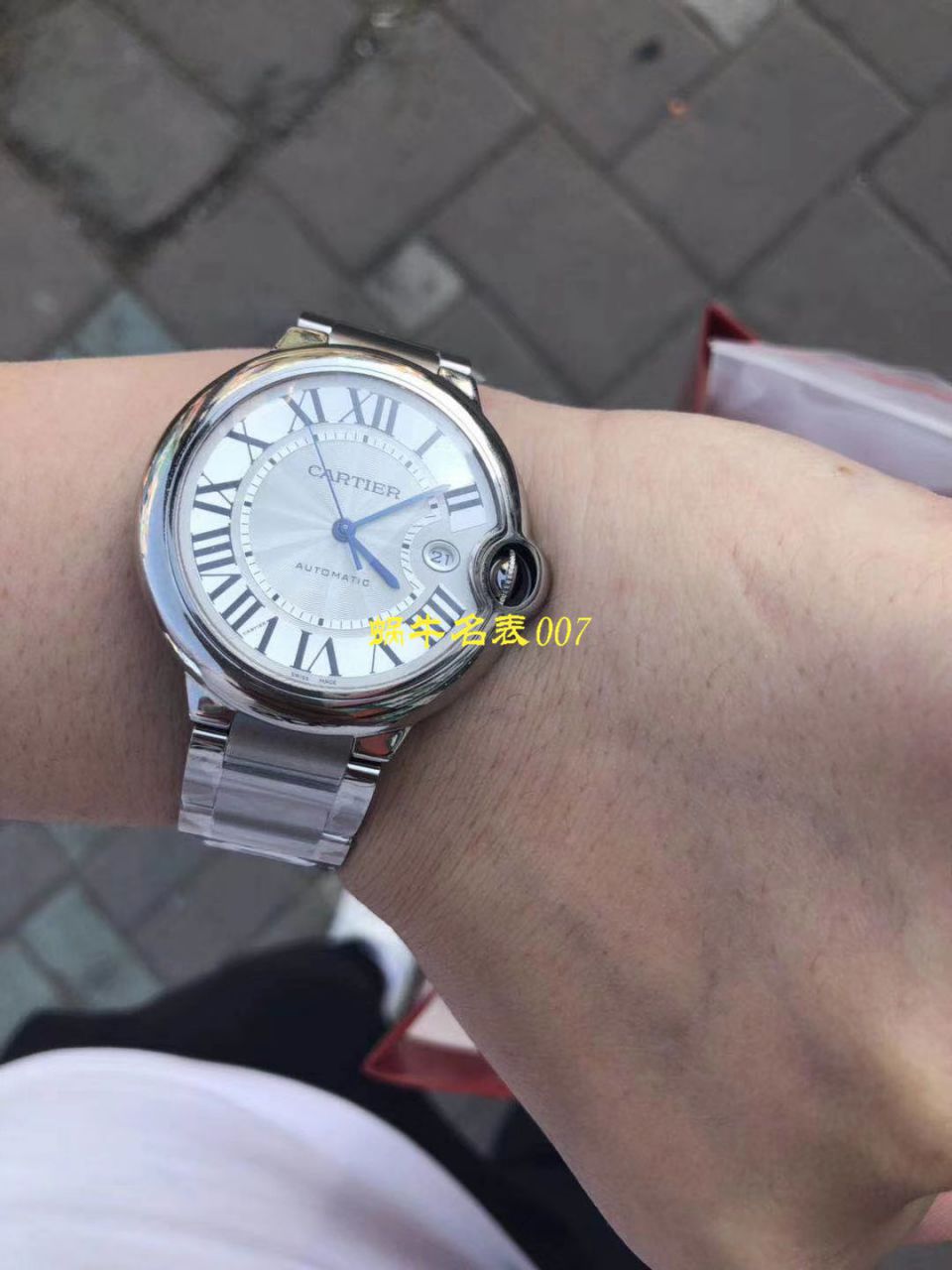 【HBBV6 Factory  Perfect  Knockoff  Watches 】 Cartier  蓝气球系列W6920042 wrist watches 《男表42毫米》 / K044.1