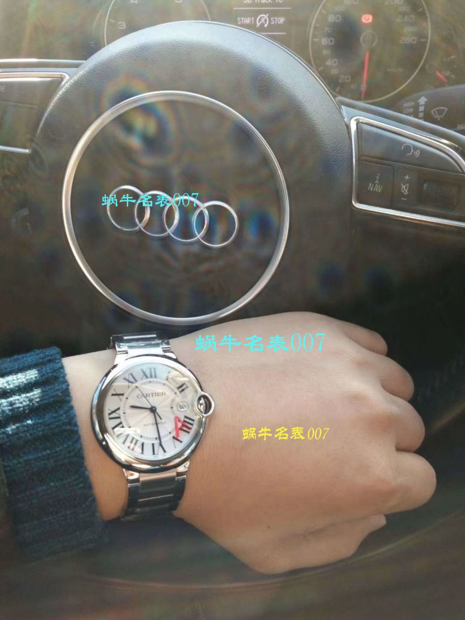 【HVVB6 Perfect  High quality  Replica Watches 】 Cartier  蓝气球系列WSBB0003男士机械 wrist watches  / K137