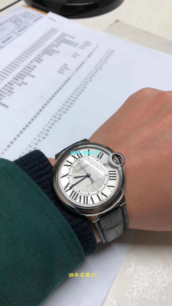 【HBBV6 Factory  Perfect  Knockoff  Watches 】 Cartier  蓝气球系列W6920042 wrist watches 《男表42毫米》 / K044.1