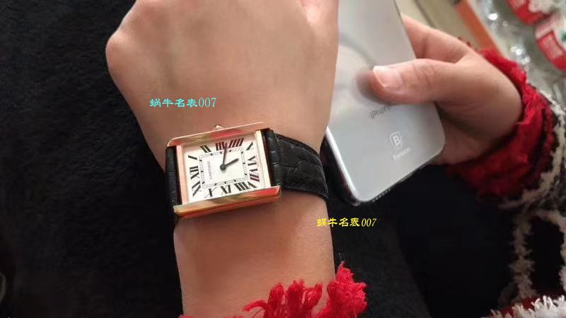 【独家视频测评K11 Perfect  High quality  Replica Watches 】 Cartier  坦克solo最高版本女装 wrist watches 中号W5200003小号W5200005可选   / KAD007A