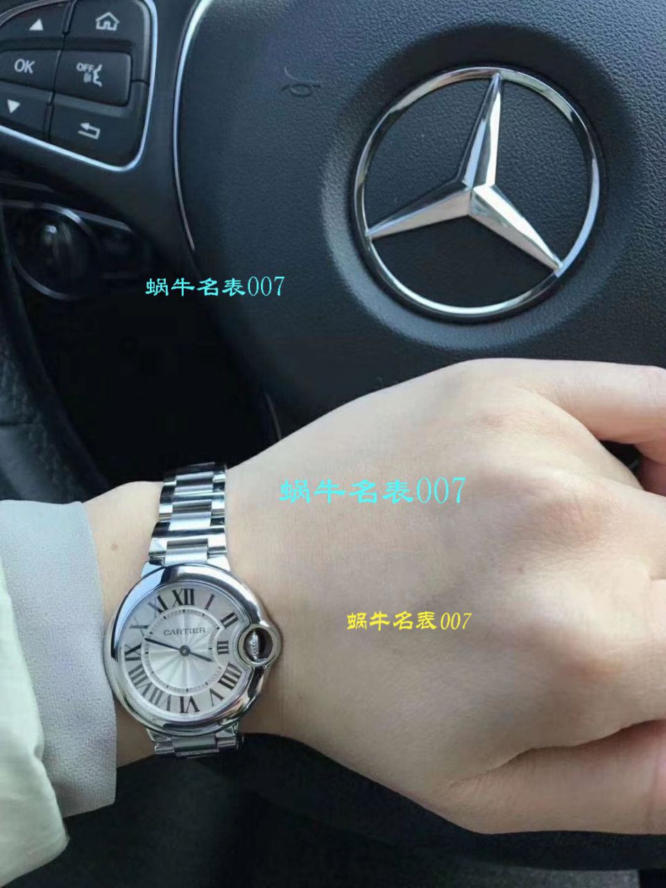 【HBBV6 Factory  Perfect  High quality  Replica Watches 】 Cartier  蓝气球系列W6920038女士28毫米/33毫米石英 wrist watches  / K121