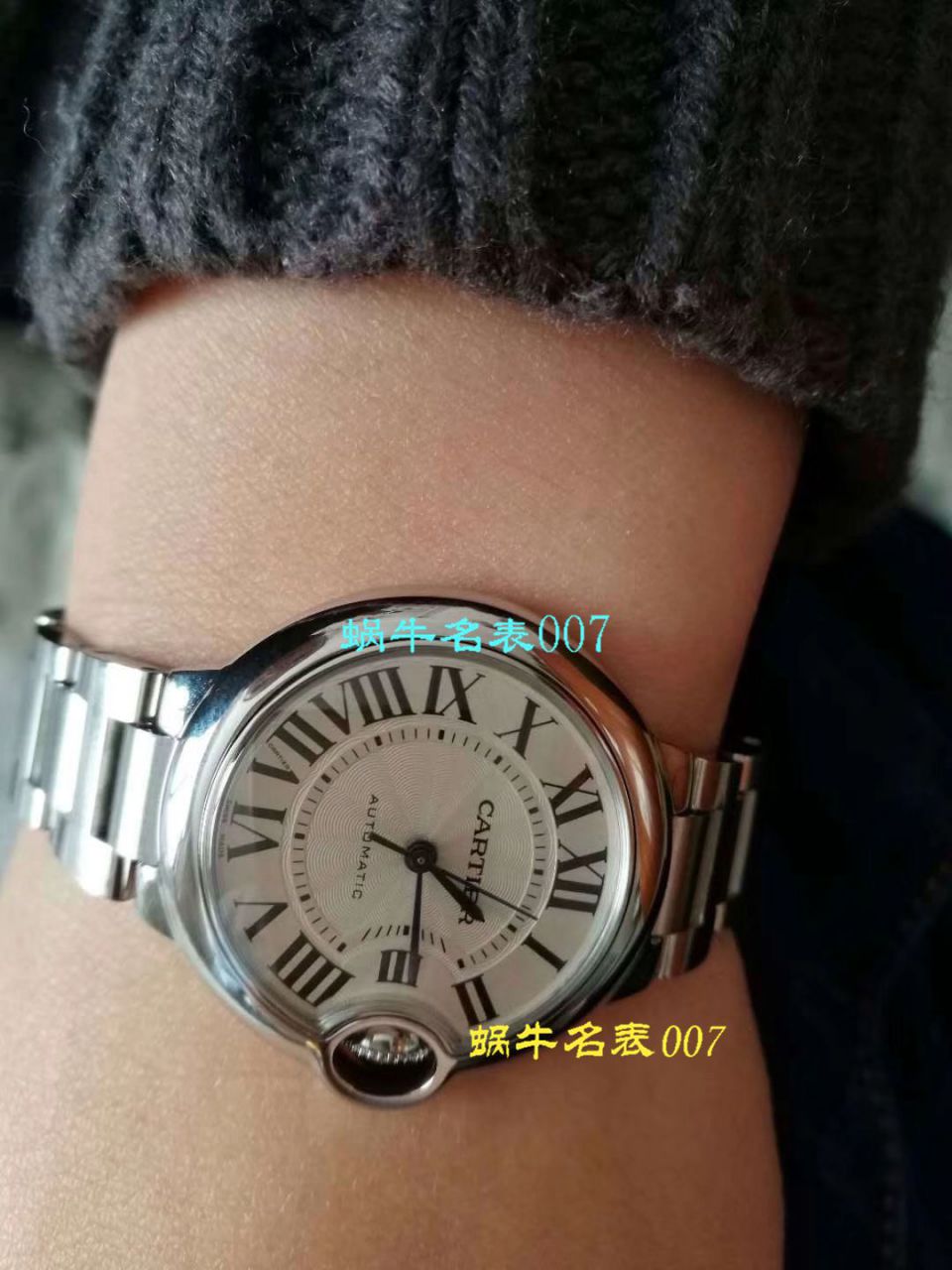 【独家视频解析V6 Factory  Perfect  High quality  Replica Watches 】 Cartier  蓝气球系列小号33毫米机械女表W6920071/W6920085 / K117