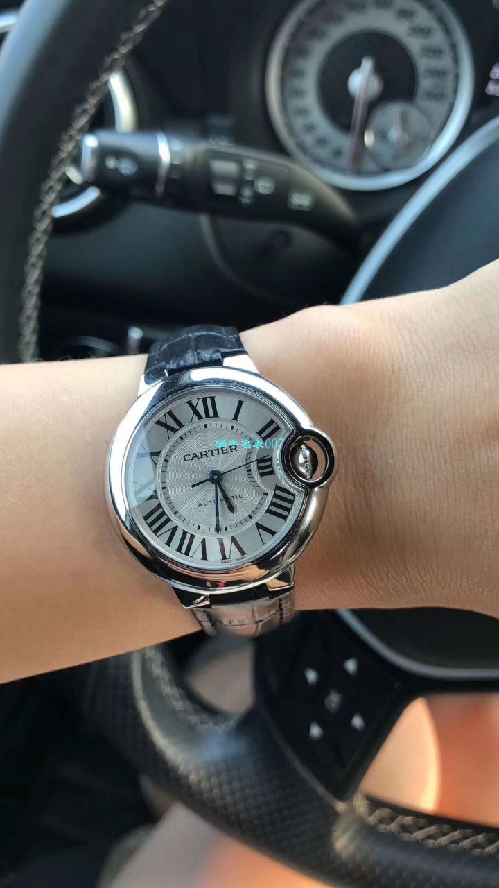 【独家视频解析V6 Factory  Perfect  High quality  Replica Watches 】 Cartier  蓝气球系列小号33毫米机械女表W6920071/W6920085 / K117