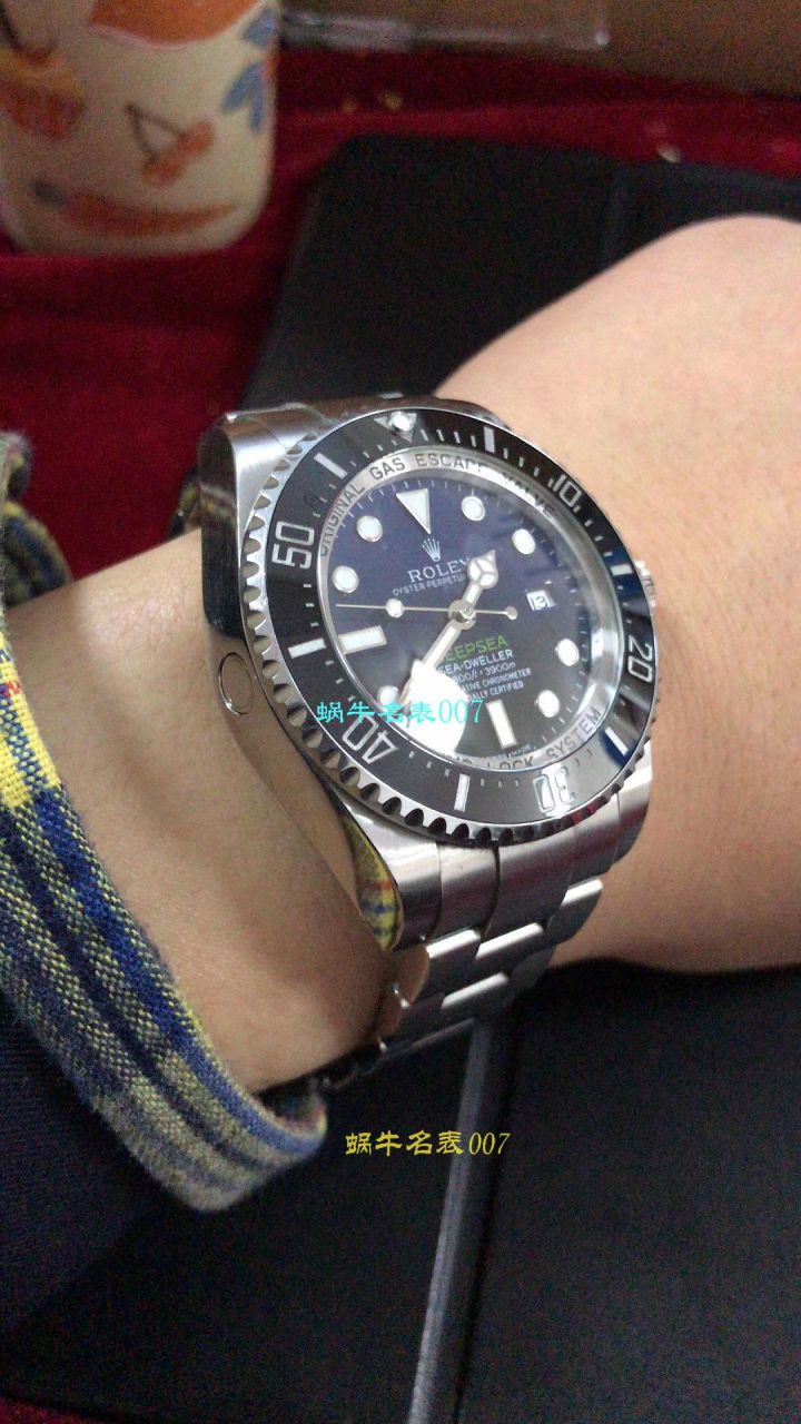 【AR Perfect  High quality  Replica Watches 】 Rolex 海使型系列116660-98210 蓝盘 wrist watches (904钢渐变蓝鬼王) / R208