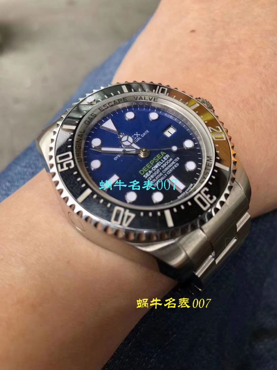 【AR Perfect  High quality  Replica Watches 】 Rolex 海使型系列116660-98210 蓝盘 wrist watches (904钢渐变蓝鬼王) / R208