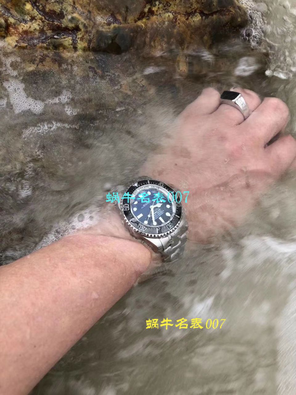 【AR Perfect  High quality  Replica Watches 】 Rolex 海使型系列116660-98210 蓝盘 wrist watches (904钢渐变蓝鬼王) / R208