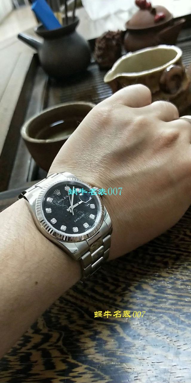 【 Video analysis 什么叫 Replica 表， Best 的 Replica 表】DJ Factory  Rolex   Datejust 36 Replica 116234-G-63600银石 wrist watches  / R360