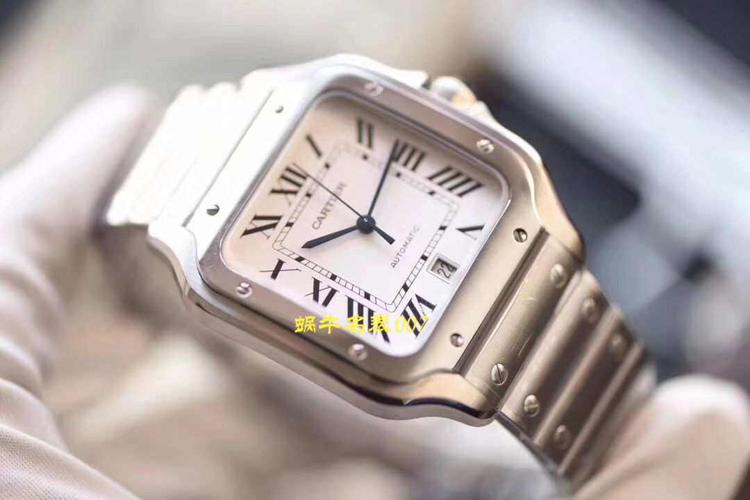【 Video analysis V6 Factory  top  Replica Copy 表】 Cartier   Santos 系列WSSA0009（大号）,WSSA0010（中号） wrist watches  / K226