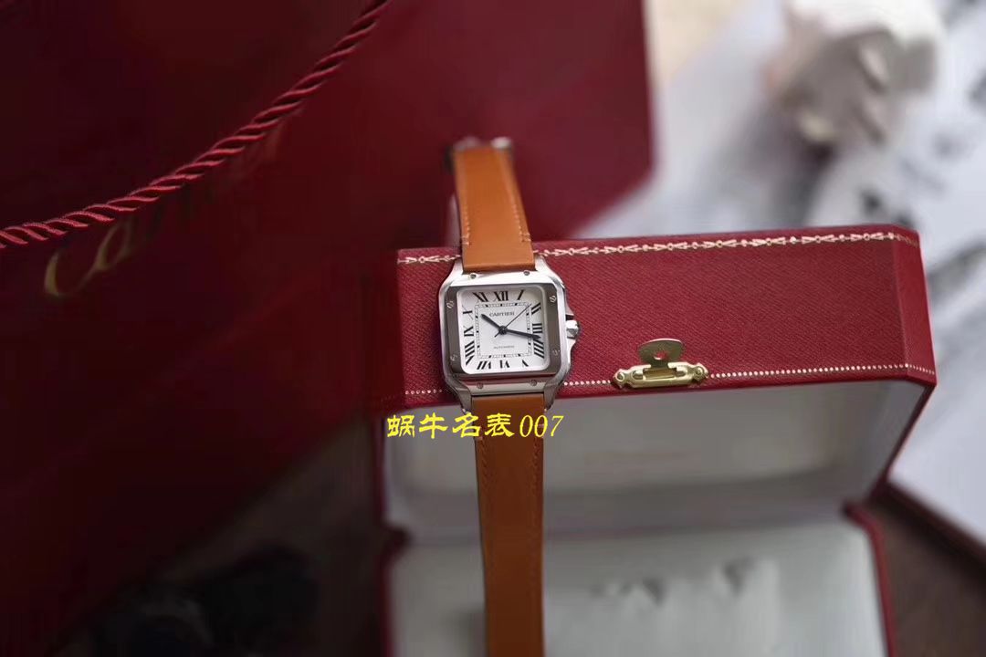 【 Video analysis V6 Factory  top  Replica Copy 表】 Cartier   Santos 系列WSSA0009（大号）,WSSA0010（中号） wrist watches  / K226