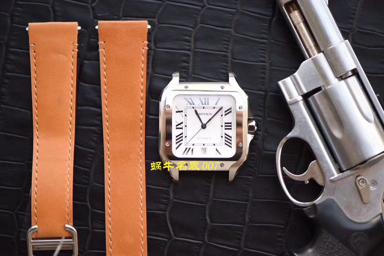 【 Video analysis V6 Factory  top  Replica Copy 表】 Cartier   Santos 系列WSSA0009（大号）,WSSA0010（中号） wrist watches  / K226