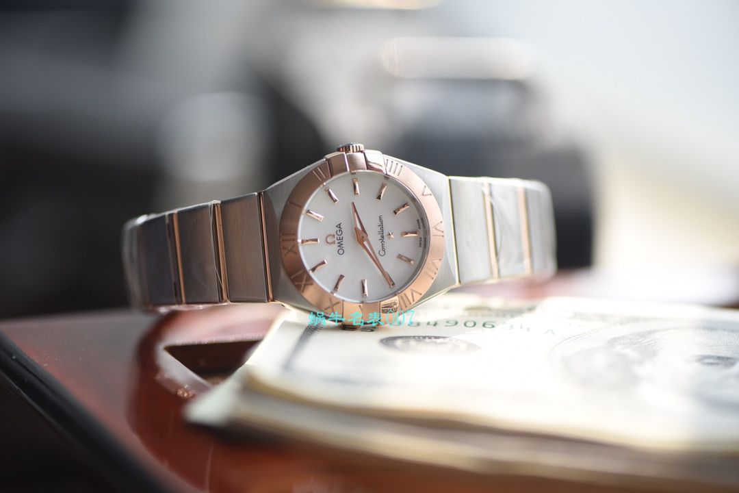 OMEGA Constellation 系列123.10.27.60.57.001女士石英 wrist watches （多色可选）【 Video analysis SSS Perfect  High quality  Replica Watches 】 / MAI310