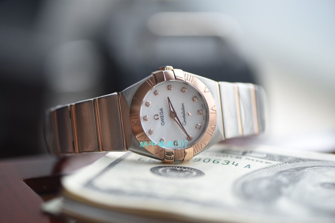 OMEGA Constellation 系列123.10.27.60.57.001女士石英 wrist watches （多色可选）【 Video analysis SSS Perfect  High quality  Replica Watches 】 / MAI310