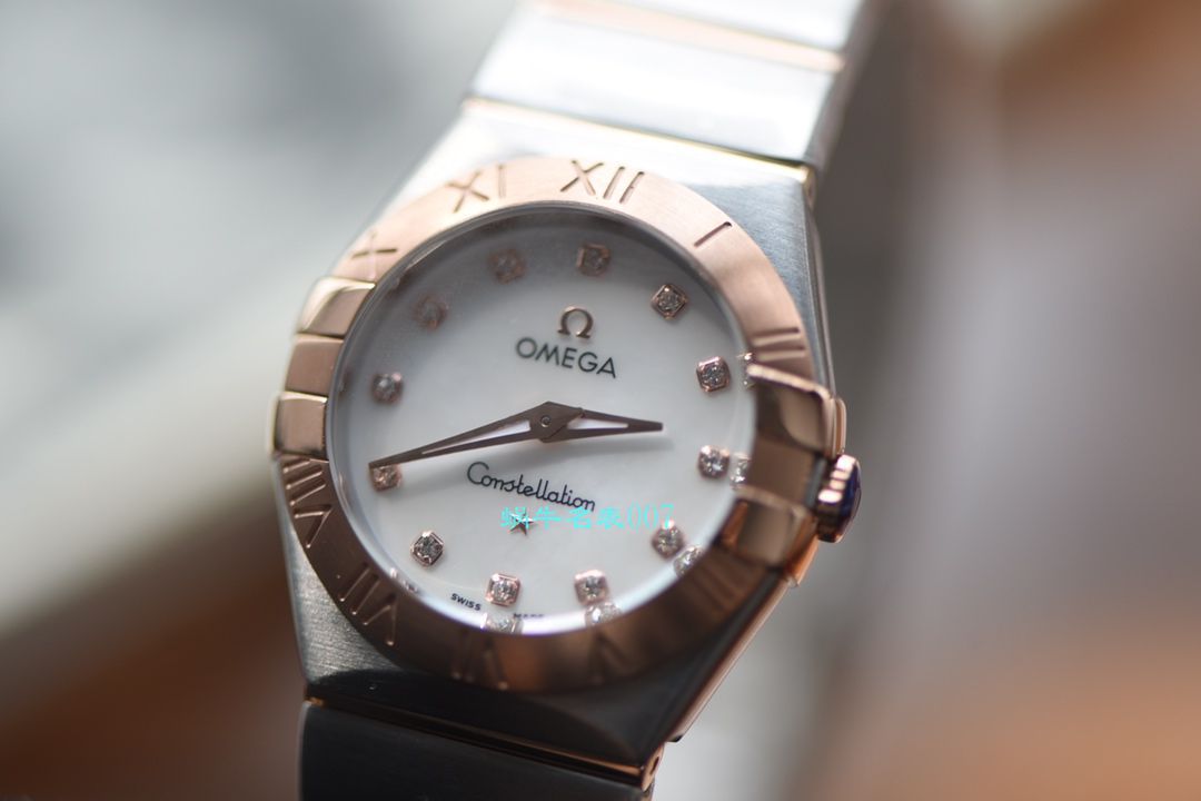 OMEGA Constellation 系列123.10.27.60.57.001女士石英 wrist watches （多色可选）【 Video analysis SSS Perfect  High quality  Replica Watches 】 / MAI310