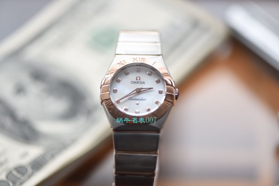 OMEGA Constellation 系列123.10.27.60.57.001女士石英 wrist watches （多色可选）【 Video analysis SSS Perfect  High quality  Replica Watches 】 / MAI310