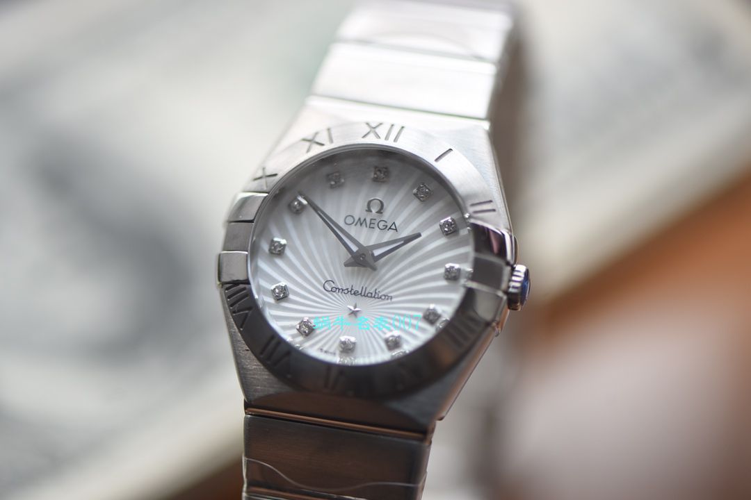 OMEGA Constellation 系列123.10.27.60.57.001女士石英 wrist watches （多色可选）【 Video analysis SSS Perfect  High quality  Replica Watches 】 / MAI310