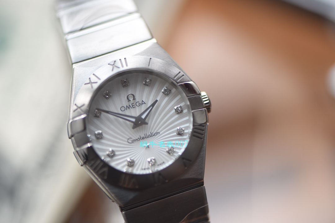 OMEGA Constellation 系列123.10.27.60.57.001女士石英 wrist watches （多色可选）【 Video analysis SSS Perfect  High quality  Replica Watches 】 / MAI310