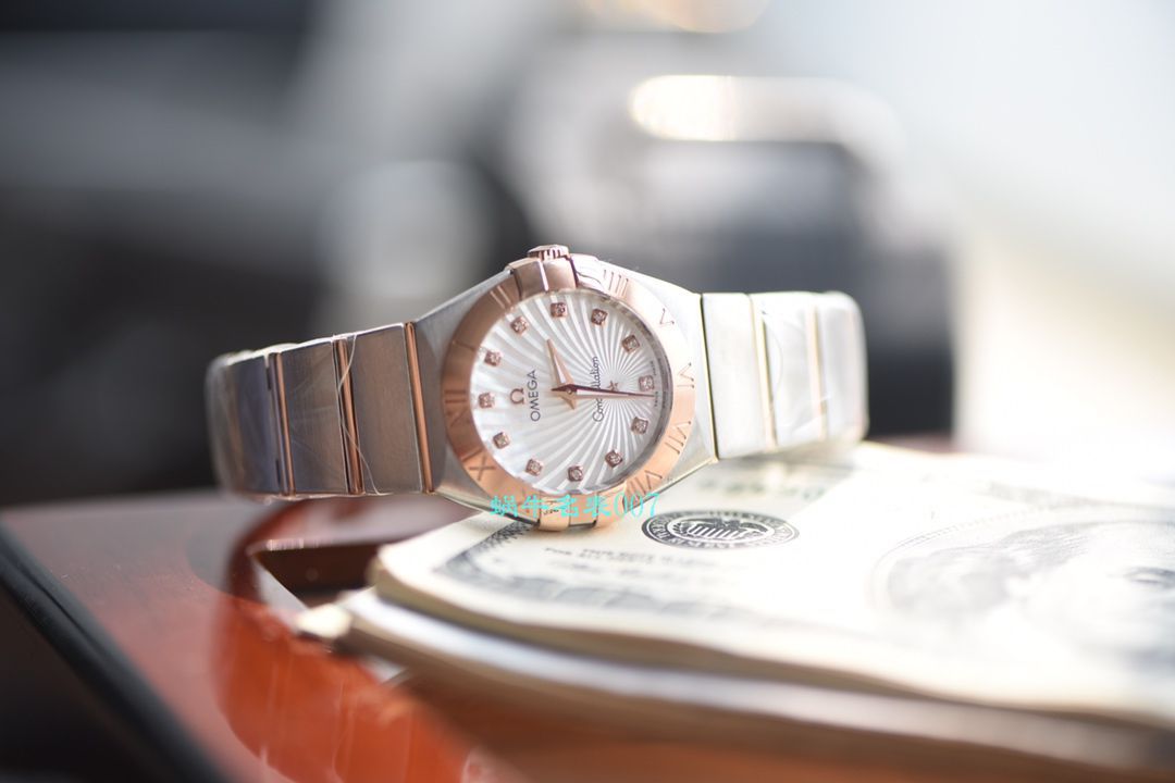 OMEGA Constellation 系列123.10.27.60.57.001女士石英 wrist watches （多色可选）【 Video analysis SSS Perfect  High quality  Replica Watches 】 / MAI310
