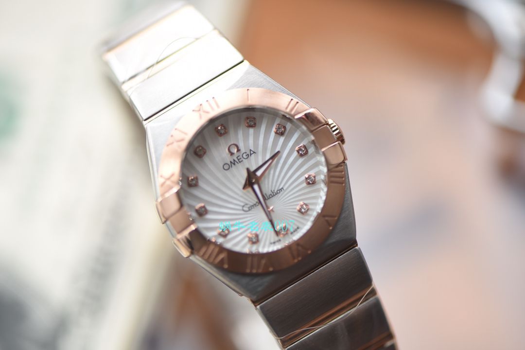 OMEGA Constellation 系列123.10.27.60.57.001女士石英 wrist watches （多色可选）【 Video analysis SSS Perfect  High quality  Replica Watches 】 / MAI310