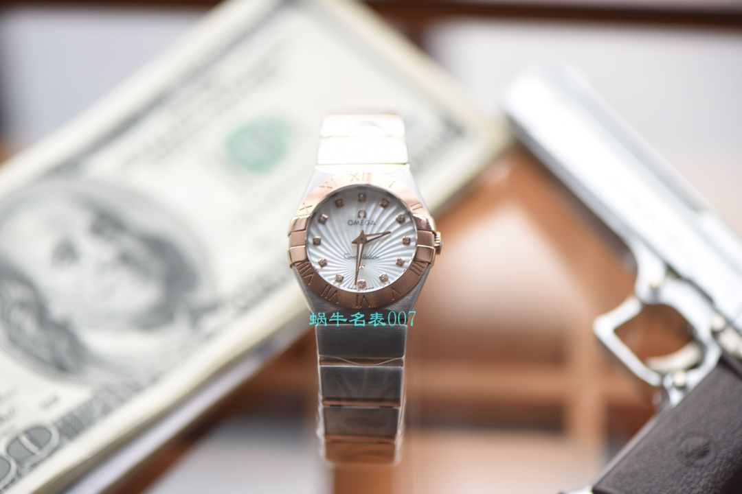 OMEGA Constellation 系列123.10.27.60.57.001女士石英 wrist watches （多色可选）【 Video analysis SSS Perfect  High quality  Replica Watches 】 / MAI310