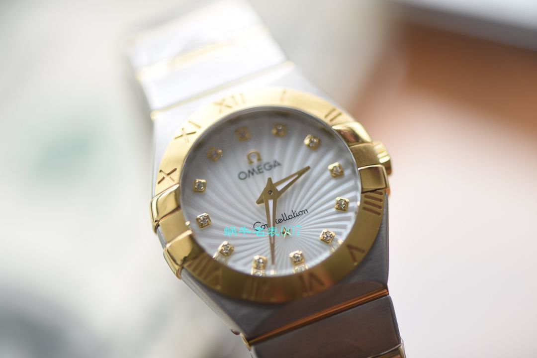 OMEGA Constellation 系列123.10.27.60.57.001女士石英 wrist watches （多色可选）【 Video analysis SSS Perfect  High quality  Replica Watches 】 / MAI310