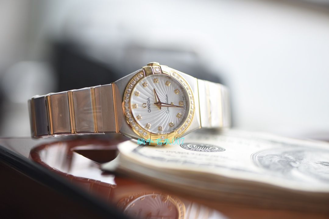 OMEGA Constellation 系列123.10.27.60.57.001女士石英 wrist watches （多色可选）【 Video analysis SSS Perfect  High quality  Replica Watches 】 / MAI310