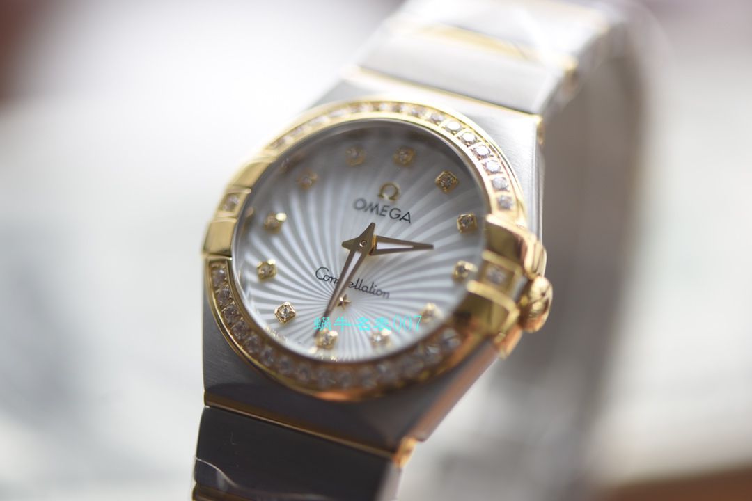 OMEGA Constellation 系列123.10.27.60.57.001女士石英 wrist watches （多色可选）【 Video analysis SSS Perfect  High quality  Replica Watches 】 / MAI310